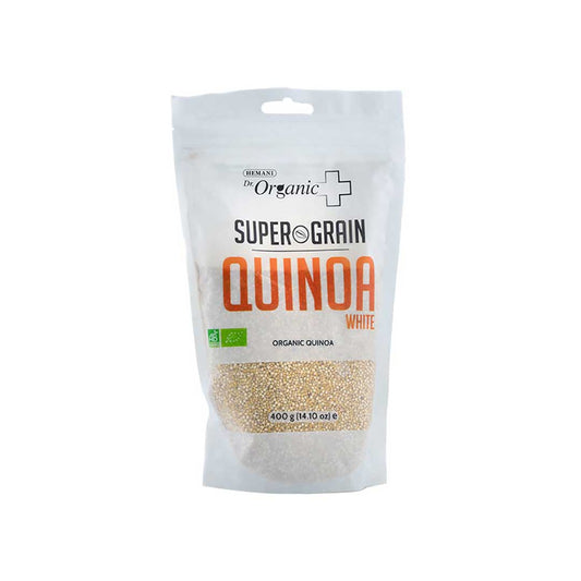 HEMANI DR ORGANIC SUPER GRAIN QUINOA WHITE 400GM